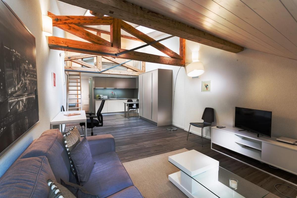 Charming Mezzanine Studio In The Heart Of Morges Gr45 Apartment Exterior photo